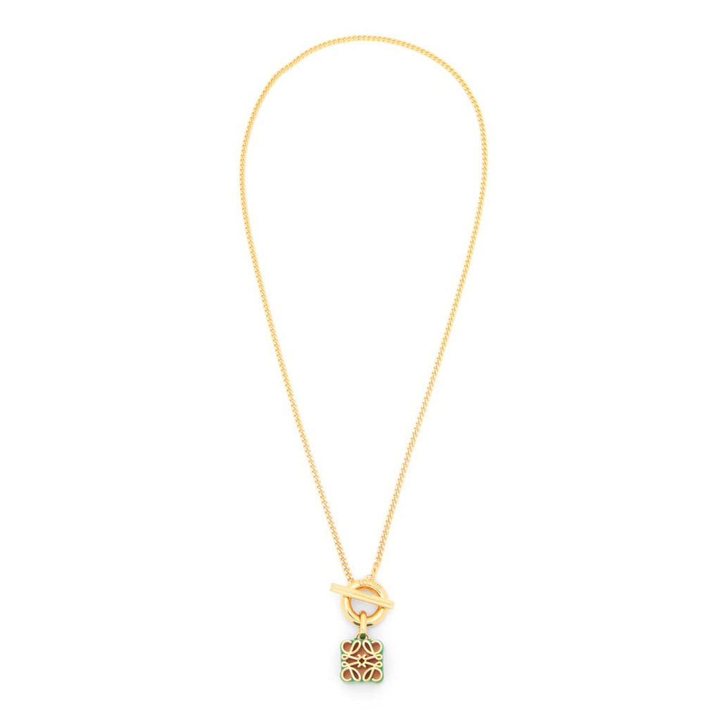 LOEWE Anagram Pendant Necklace