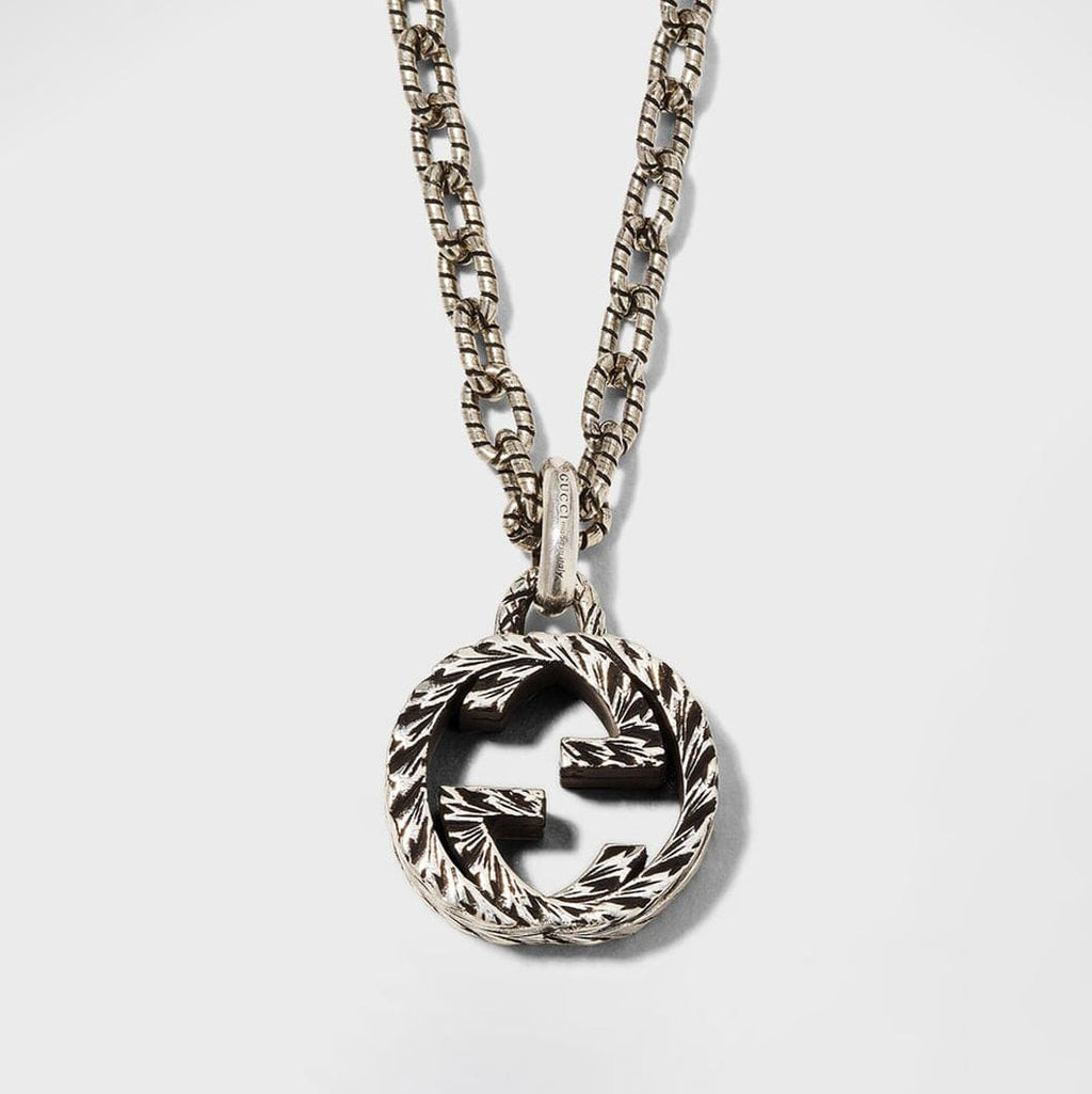 Gucci Double G Interlocking G Pendant Necklace