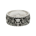 Gucci Double G Feline Head Ring