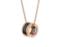 B.zero1 Edge Moissanite Necklace - 18K Gold