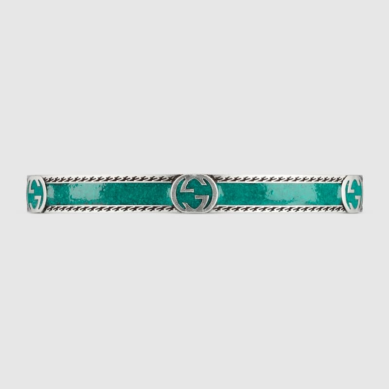 Gucci Double G Interlocking G Bangle Bracelet