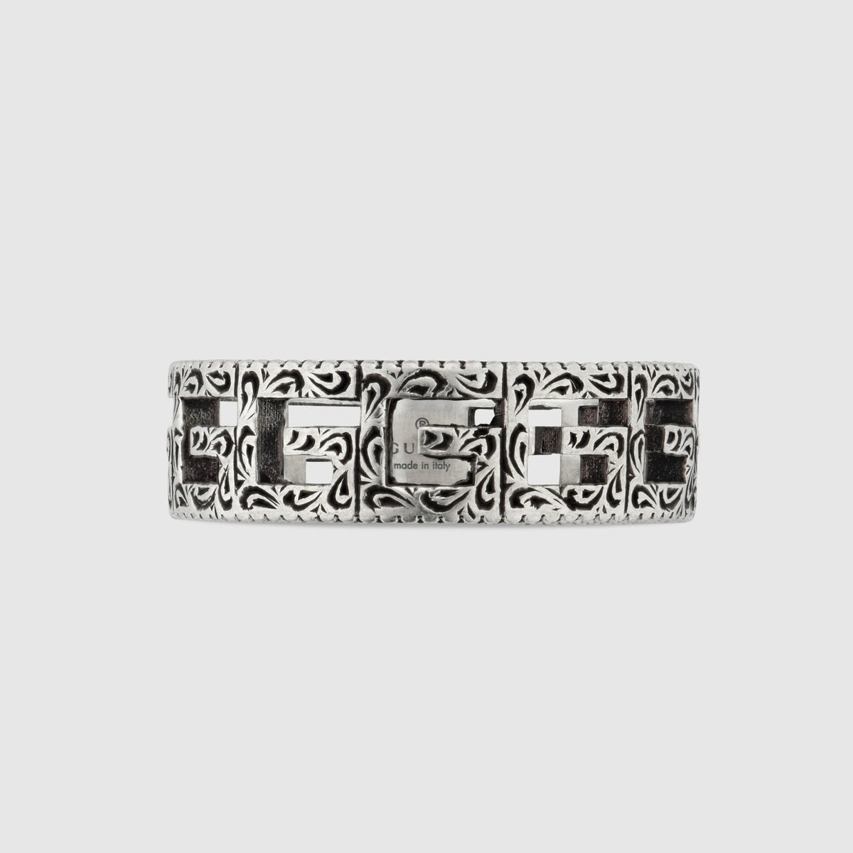 Gucci Double G Square G 5mm Ring