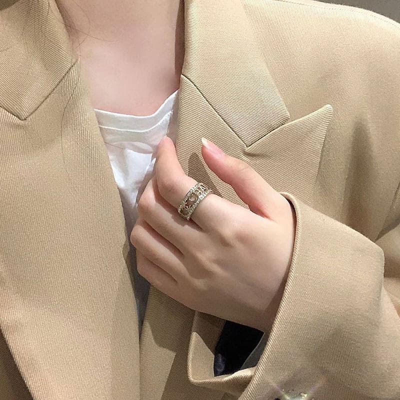 Chanel Diamond Ring - 18K Yellow Gold