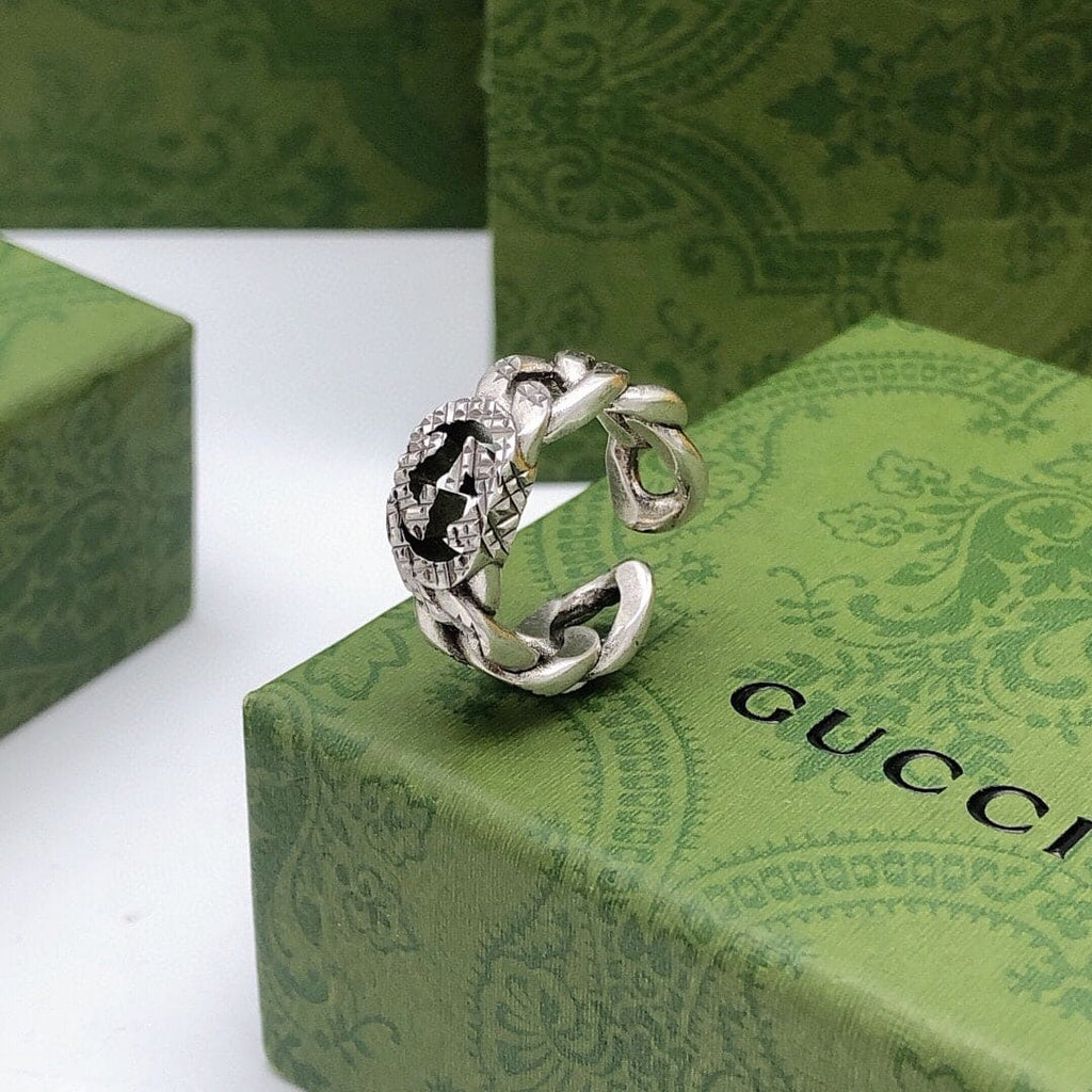 Gucci Double G Ring - 6 mm Width