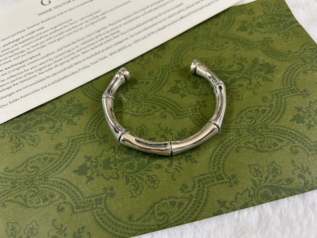 Gucci Double G Bamboo Bangle Bracelet