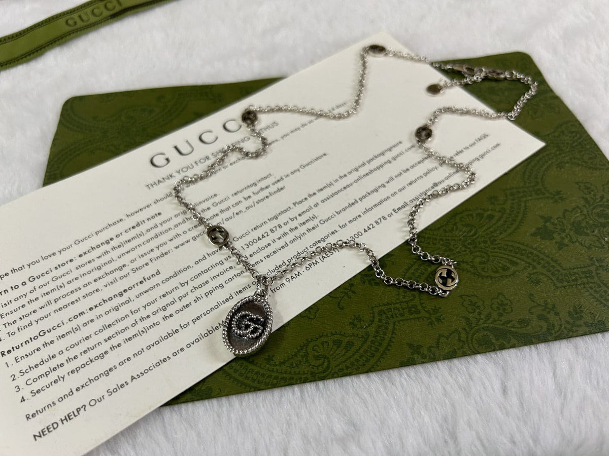 Gucci Double G Pendant Necklace
