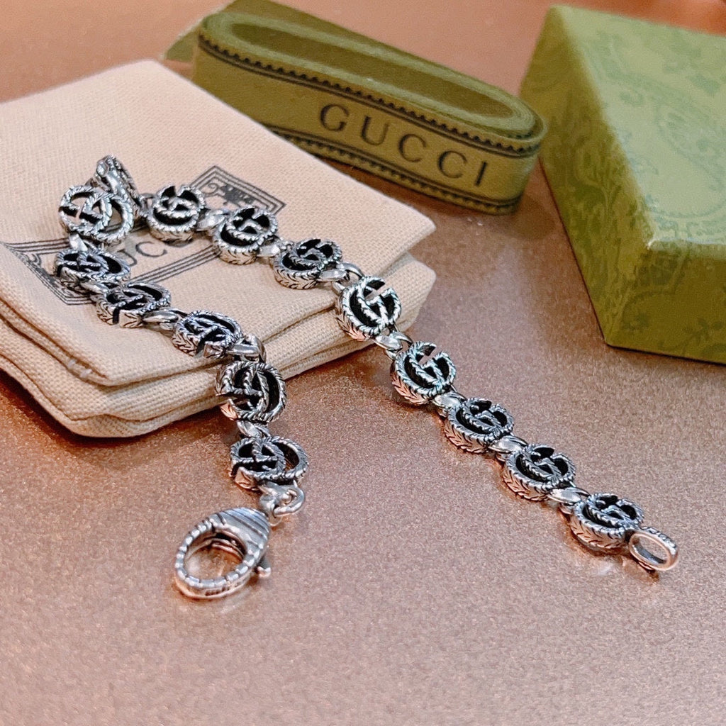 Gucci Double G Interlocking G Bracelet