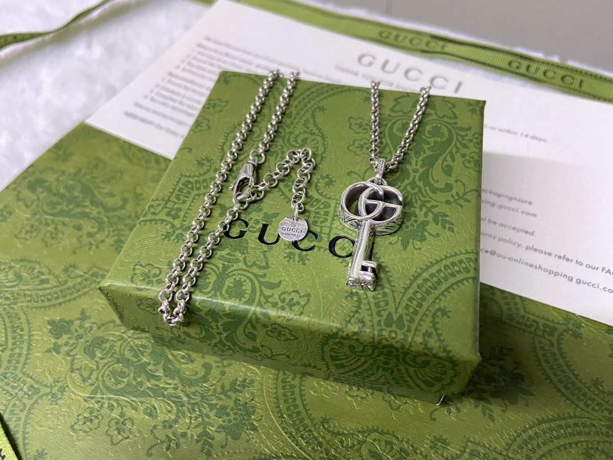 Gucci Double G Key Necklace
