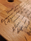 Personalized Solid Wood Recipe Board