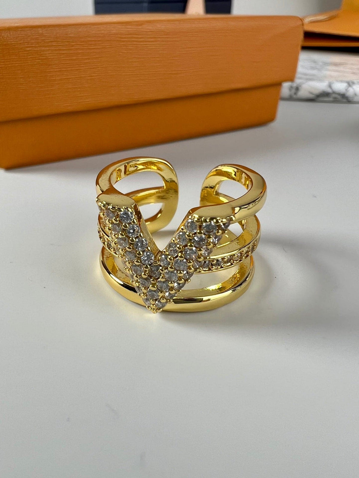 Louis Vuitton Volt Ring - 18K Yellow Gold