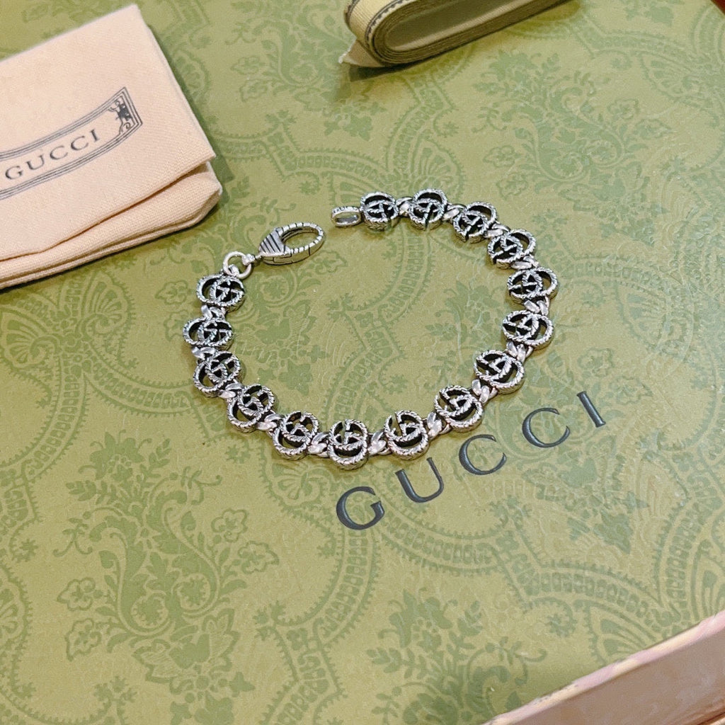 Gucci Double G Interlocking G Bracelet