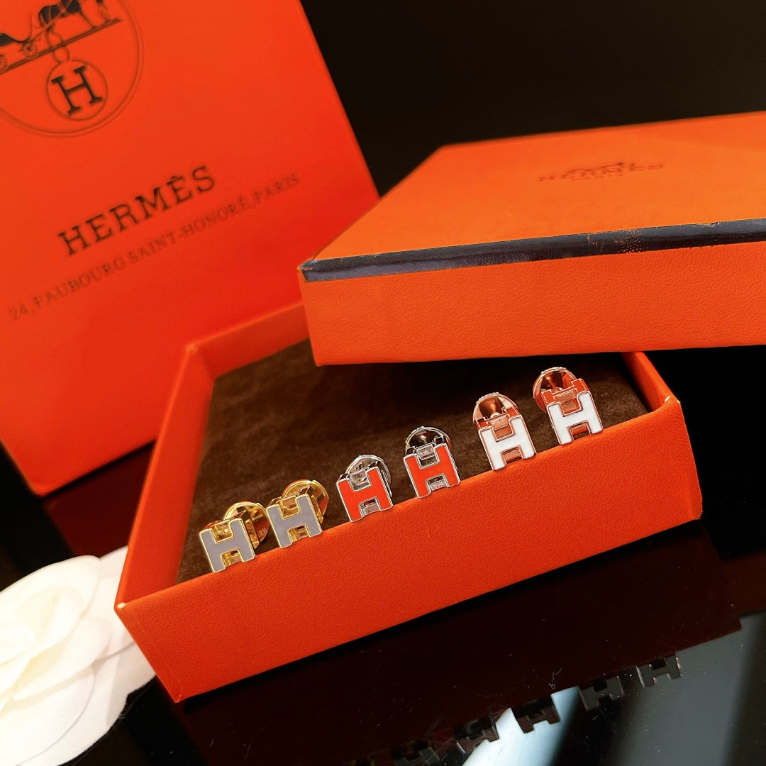 Hermes Cage D'H Earrings
