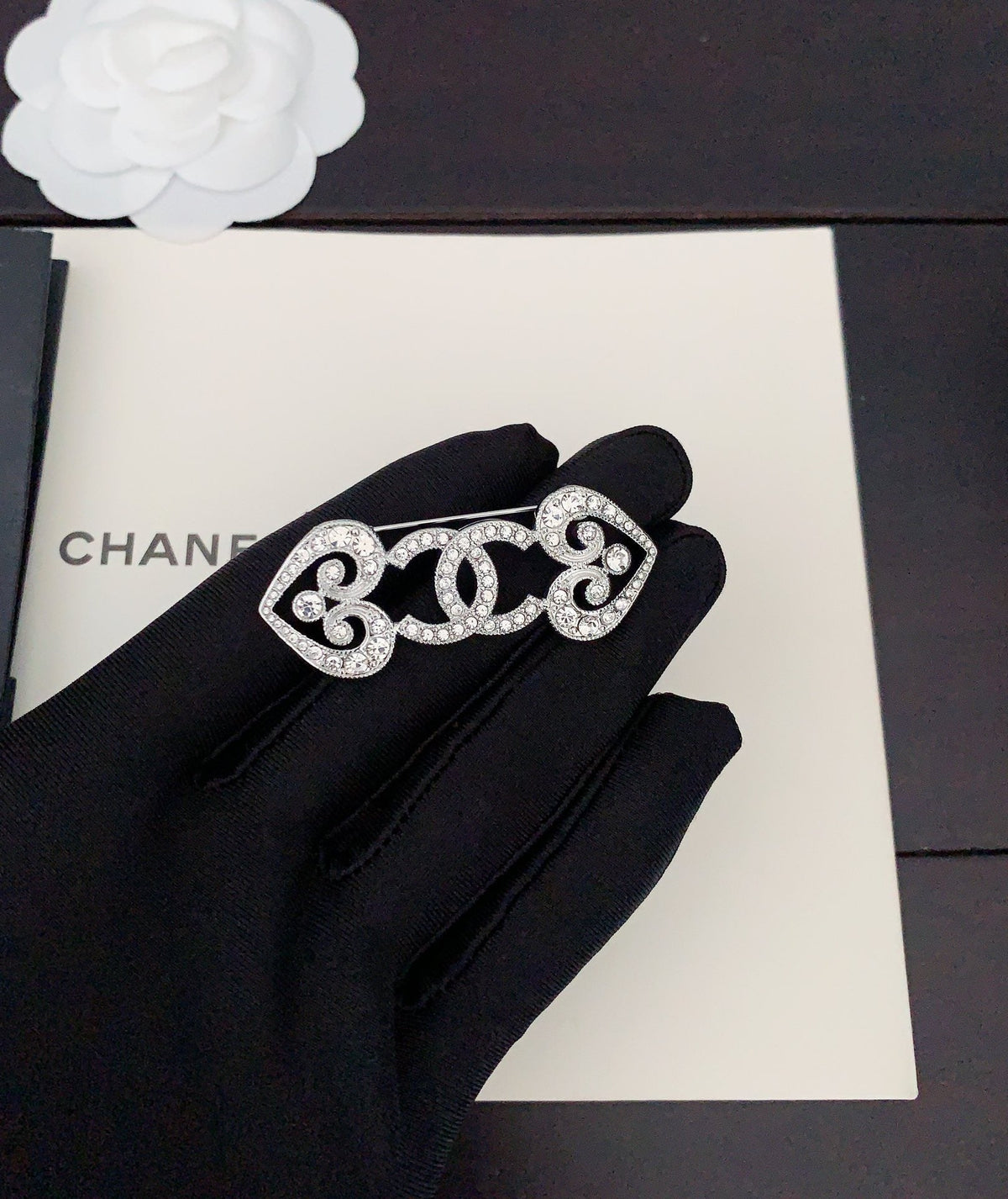 Chanel Heart Brooch
