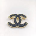 Chanel Black Brooch
