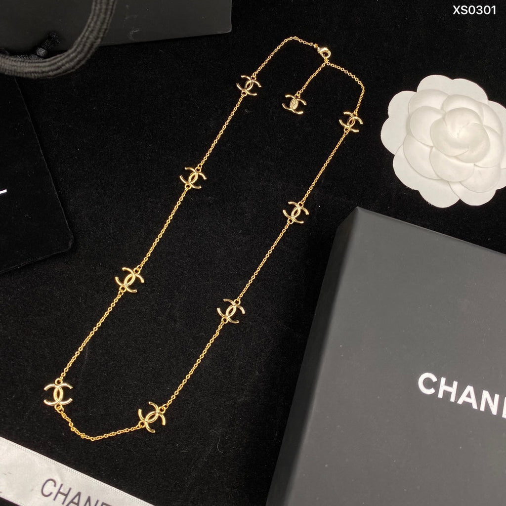 Chanel Multi-Logo Necklace