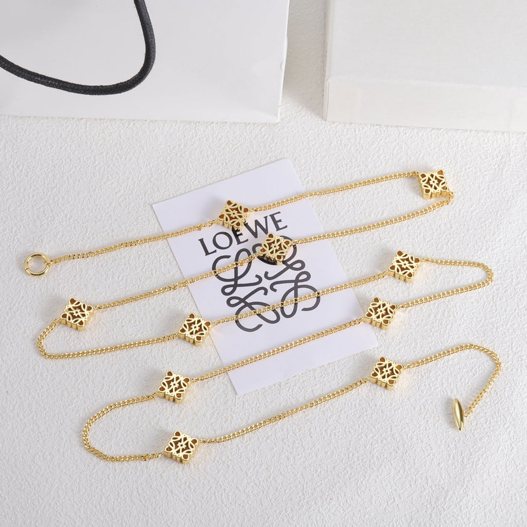 LOEWE Anagram Long Necklace
