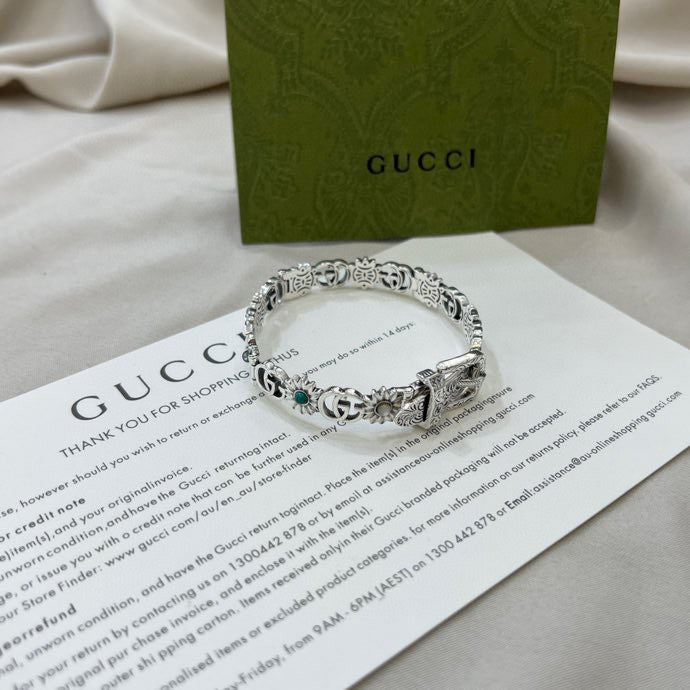 Gucci Double G Flowers Bracelet