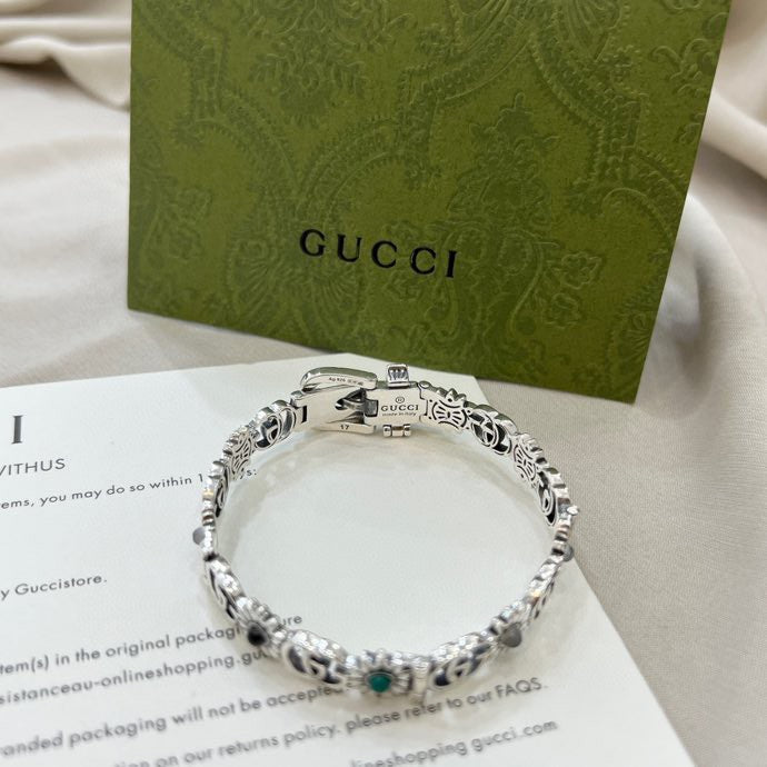 Gucci Double G Flowers Bracelet