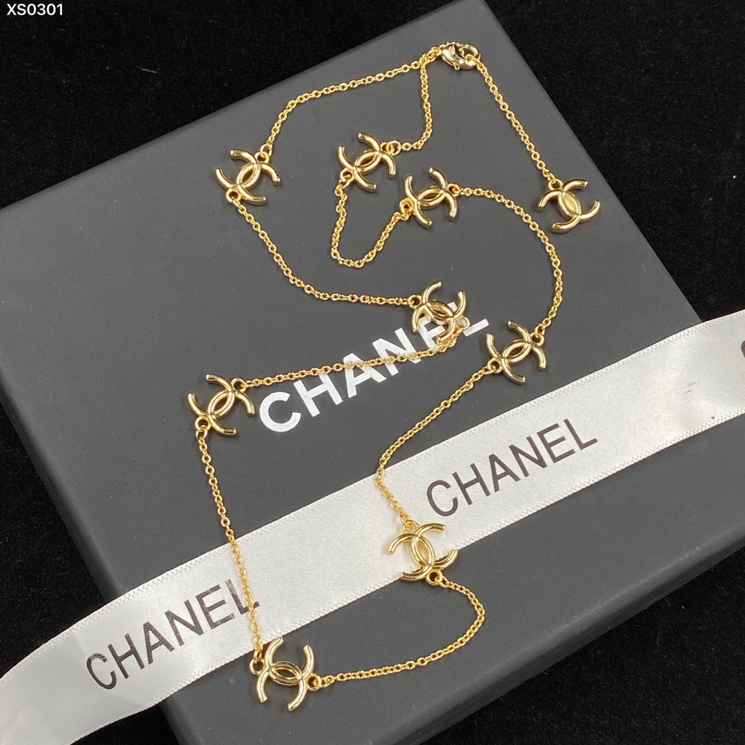 Chanel Multi-Logo Necklace