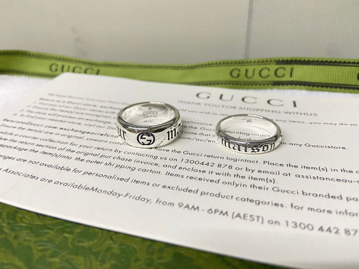 Gucci Double G Maison de l'Amour Ring
