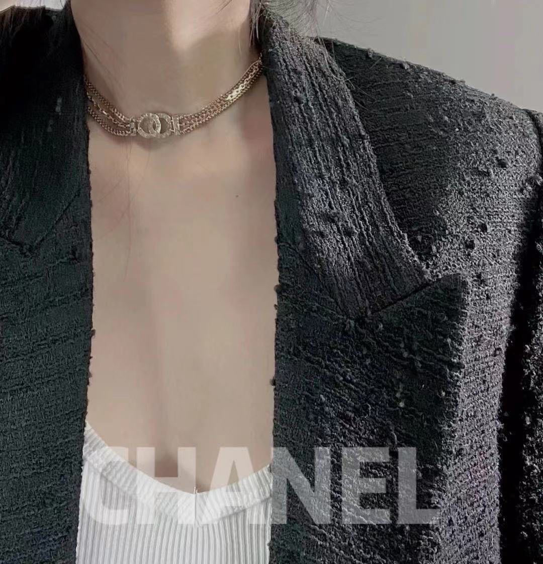 Chanel Chain Choker Necklace