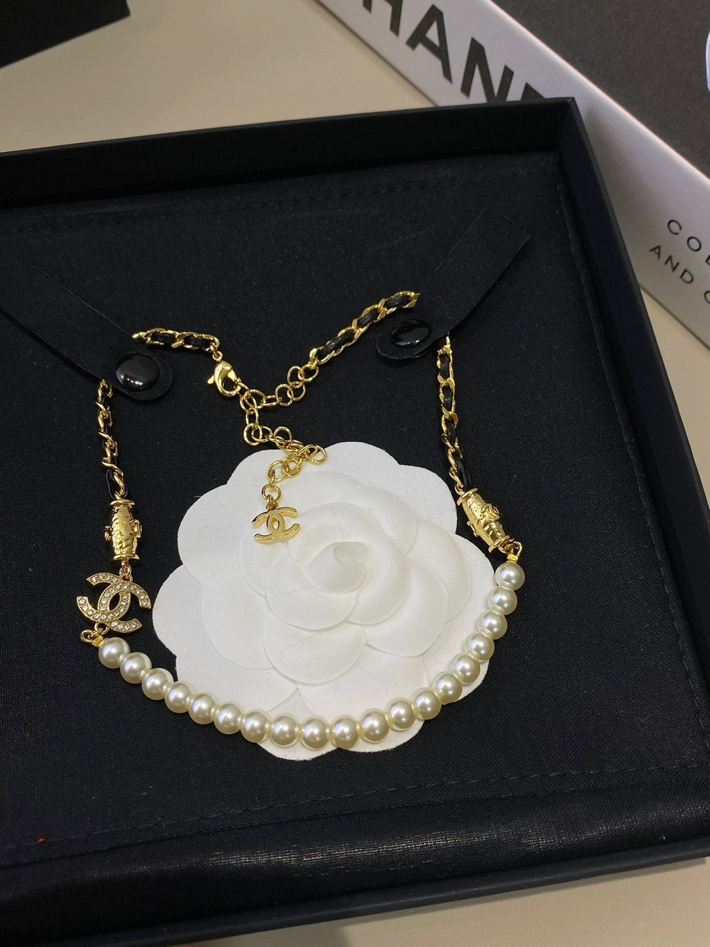 Chanel Pearl Chain Necklace