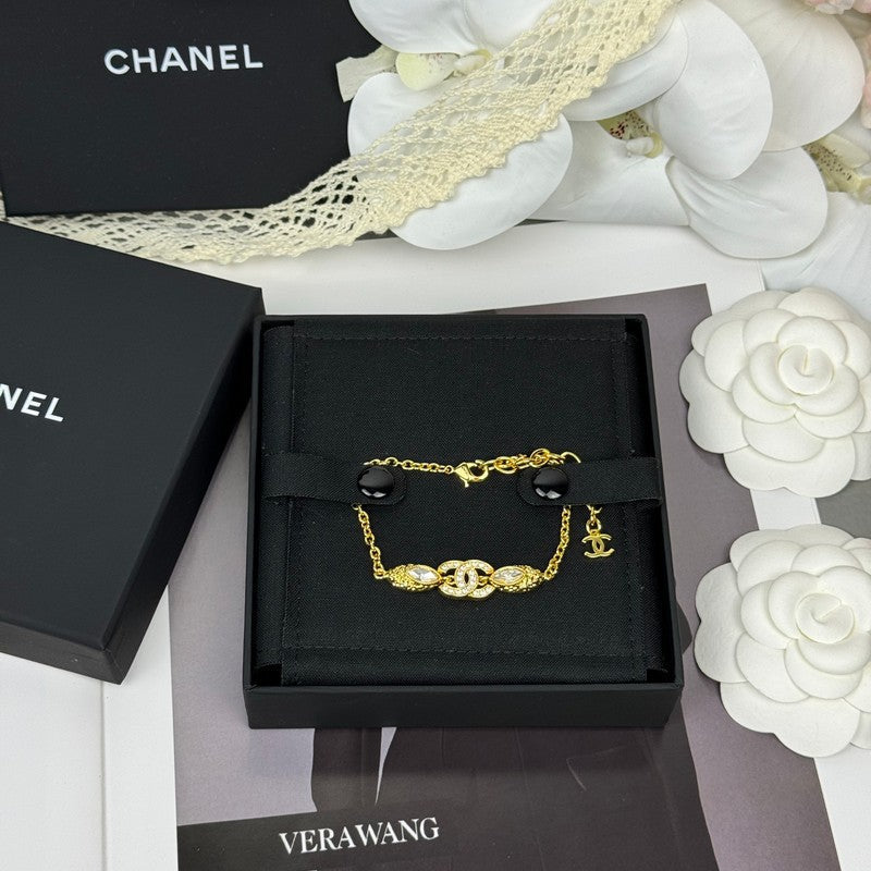 Chanel 26C Diamond Gold Bracelet