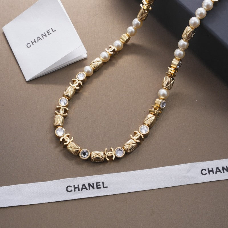 Chanel 26C Crystal Long Necklace