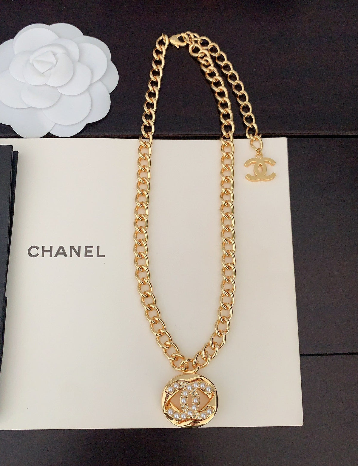 Chanel Diamond Chain Necklace