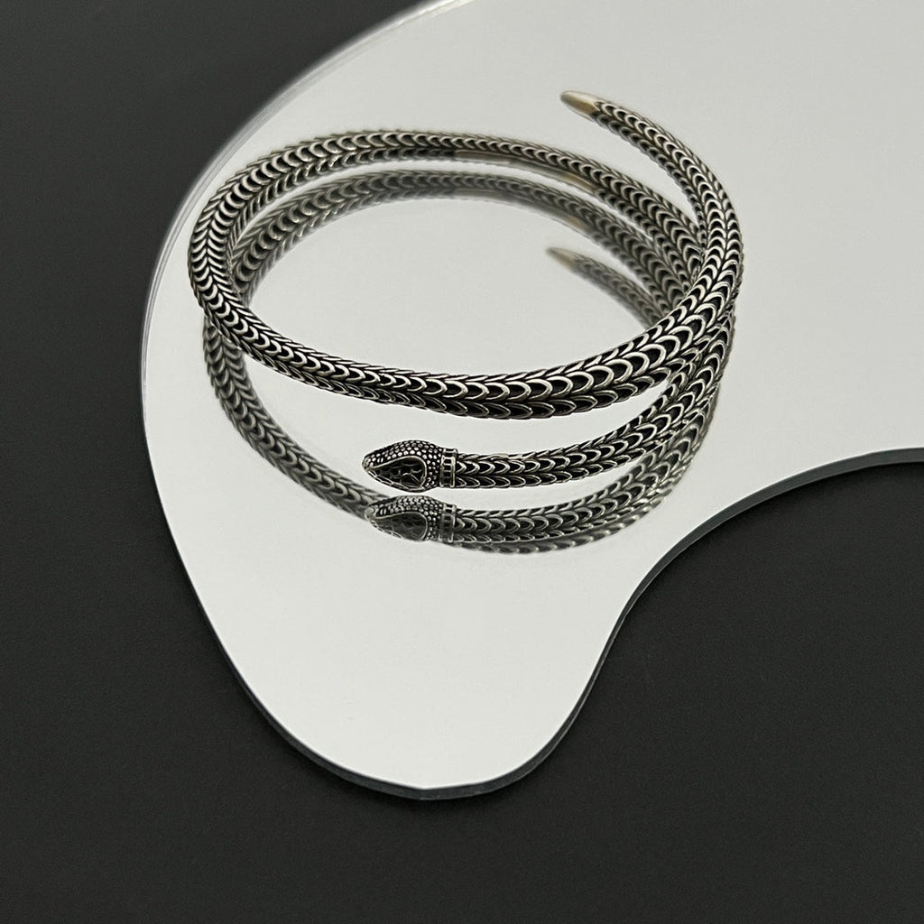 Gucci Double G Ggard Snake Bracelet