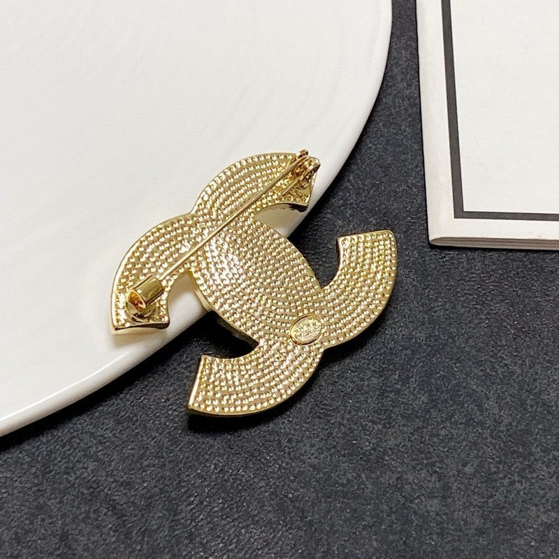 Chanel Pearl Gold Brooch