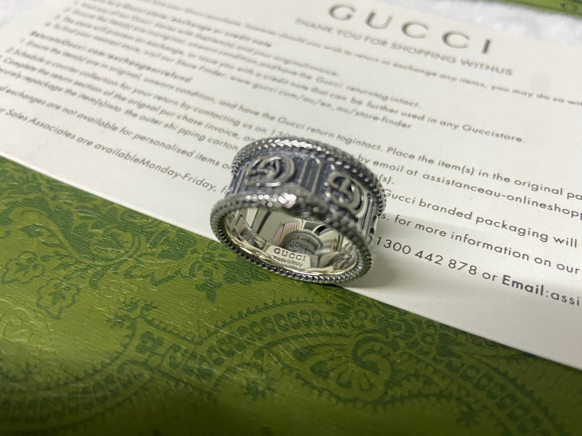 Gucci Double G Snake Ring