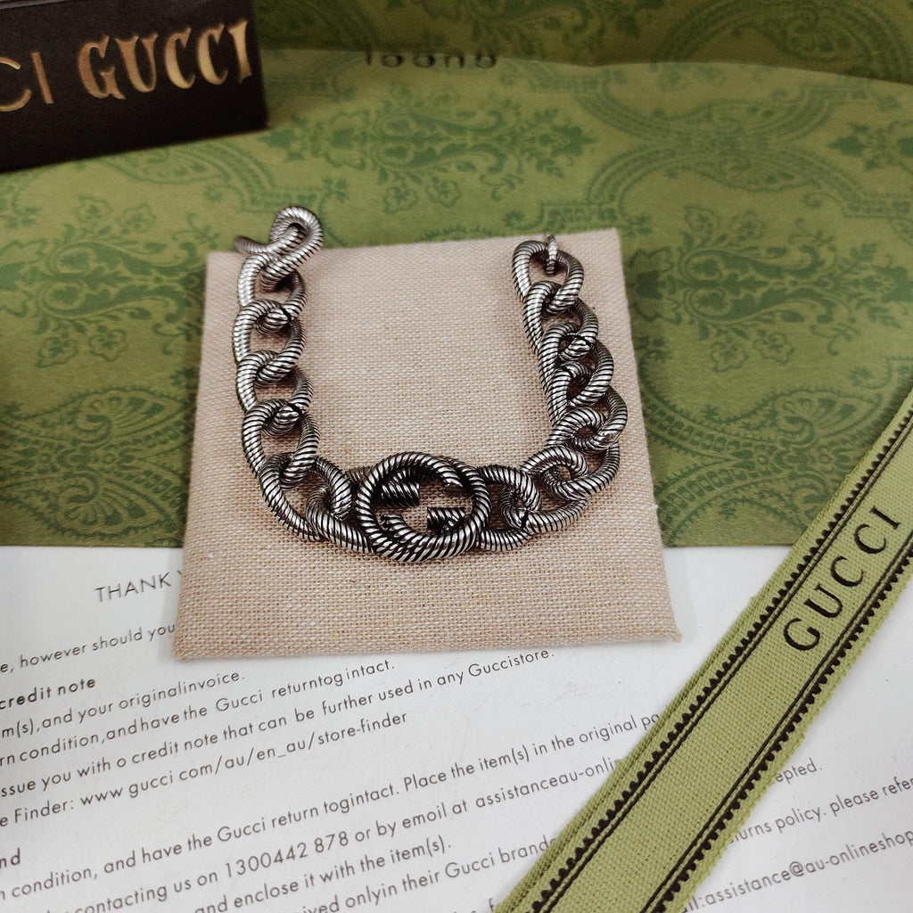 Gucci Double G Interlocking G Bracelet