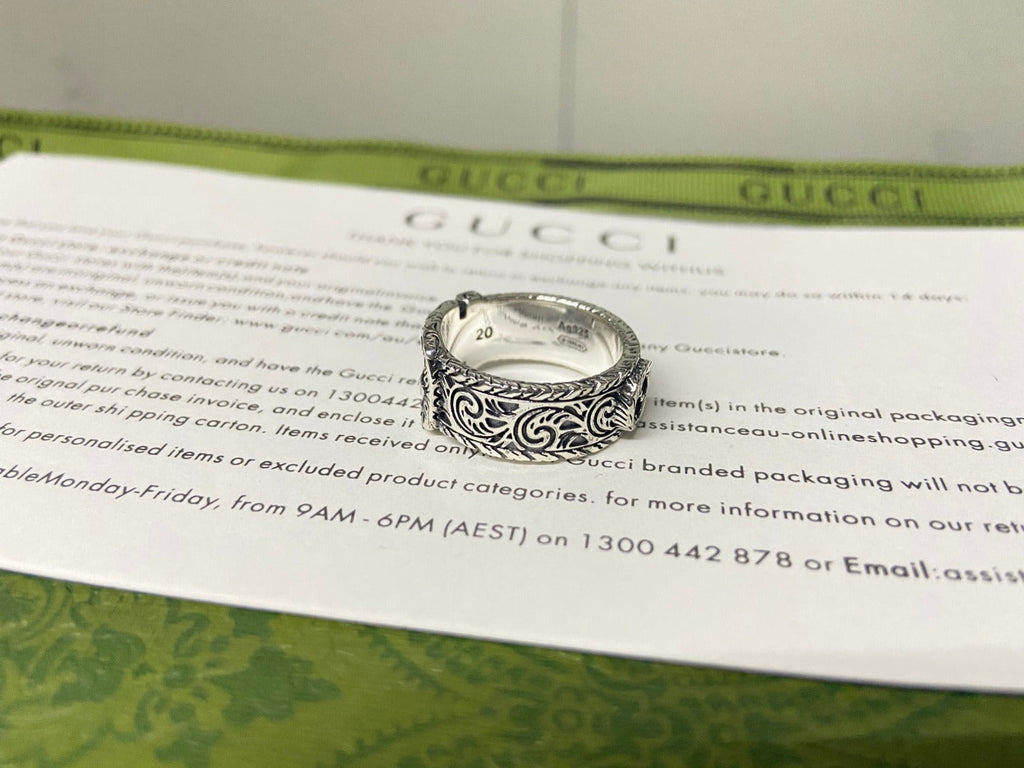Gucci Double G Garden Gatto Ring