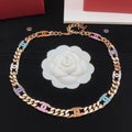 Chanel Color Chain Necklace