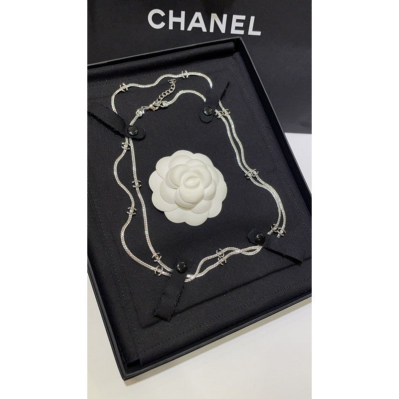 Chanel 24B Flowers Long Necklace