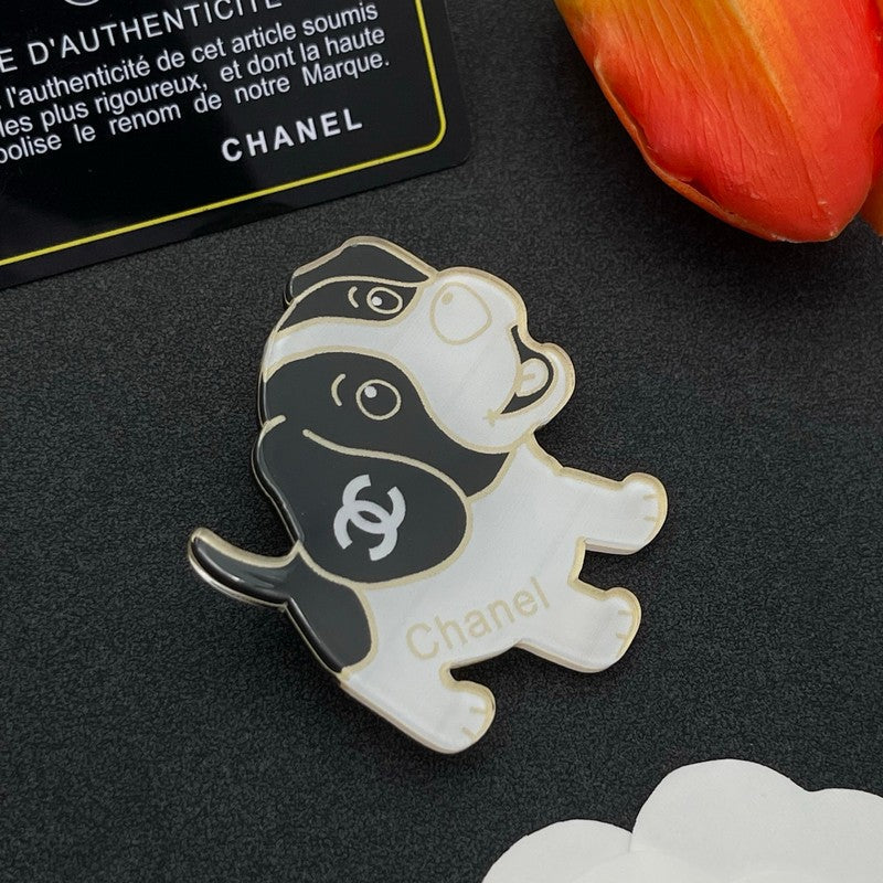 Chanel Dog Brooch