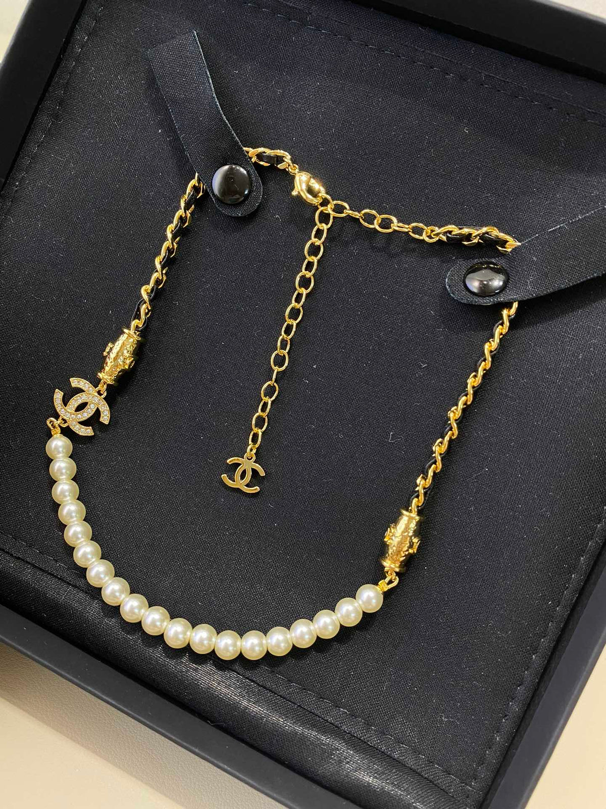 Chanel Pearl Chain Necklace