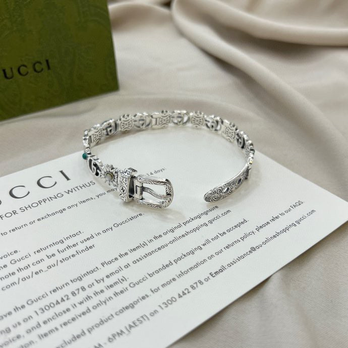 Gucci Double G Flowers Bracelet