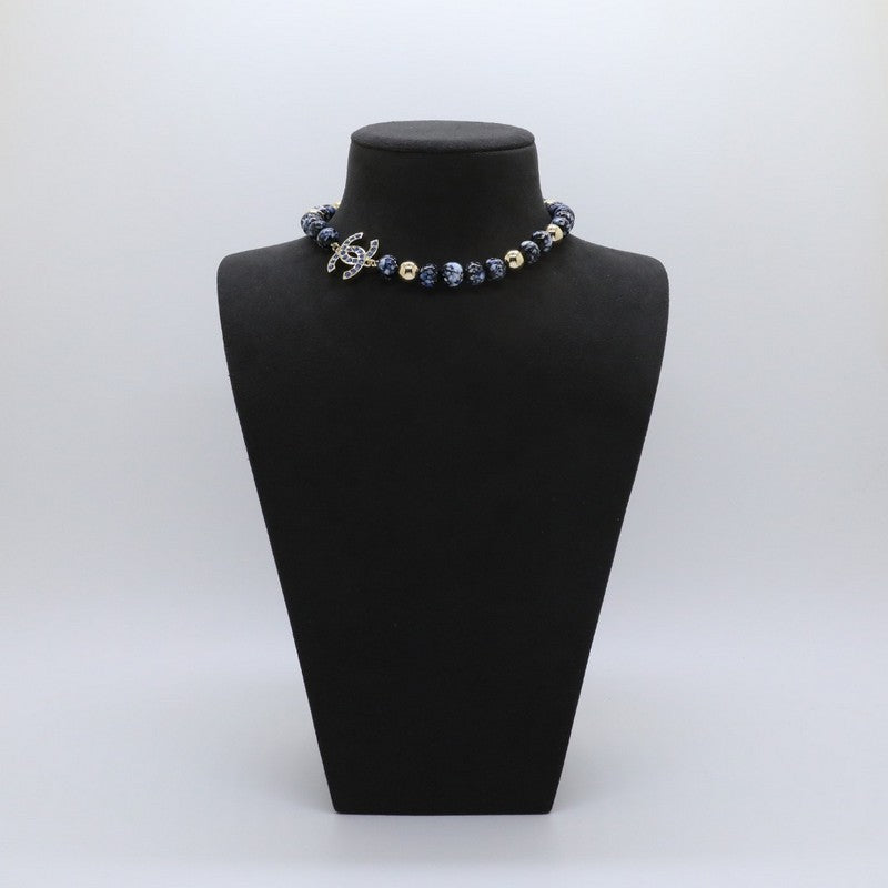 Chanel Blue Pearl Necklace