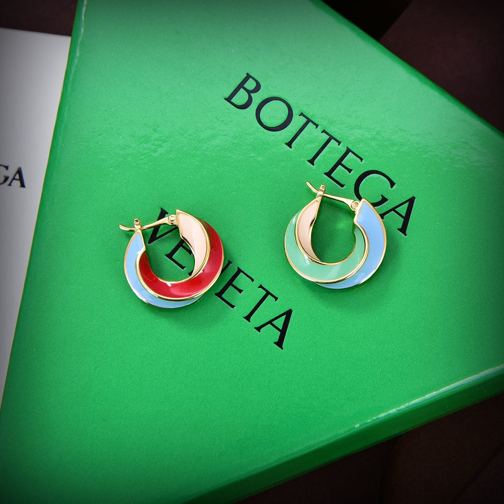 Bvlgari Twist Hoop Earrings - 18K Yellow Gold
