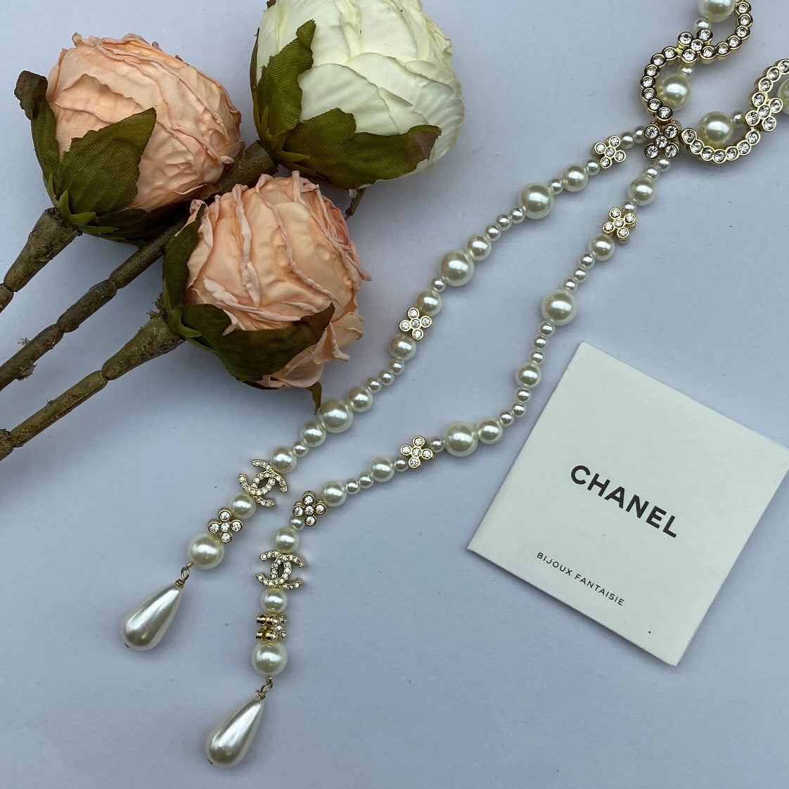 Chanel Pearl Chain Necklace