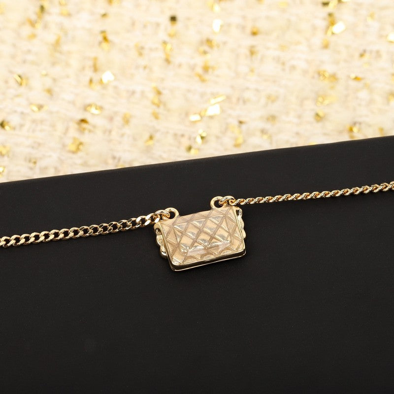 Chanel Bag Pendant Necklace
