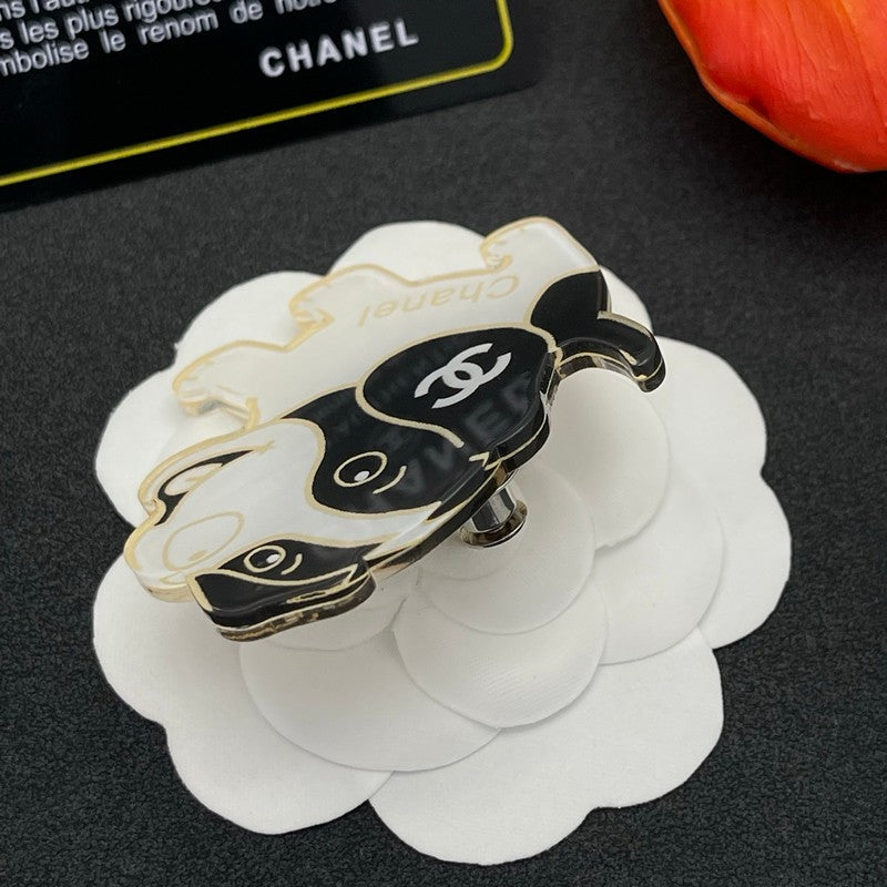 Chanel Dog Brooch