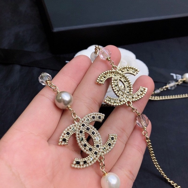 Chanel Long Pearl Necklace