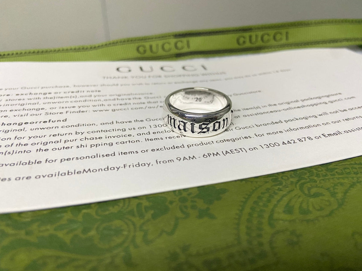 Gucci Double G Maison de l'Amour Ring