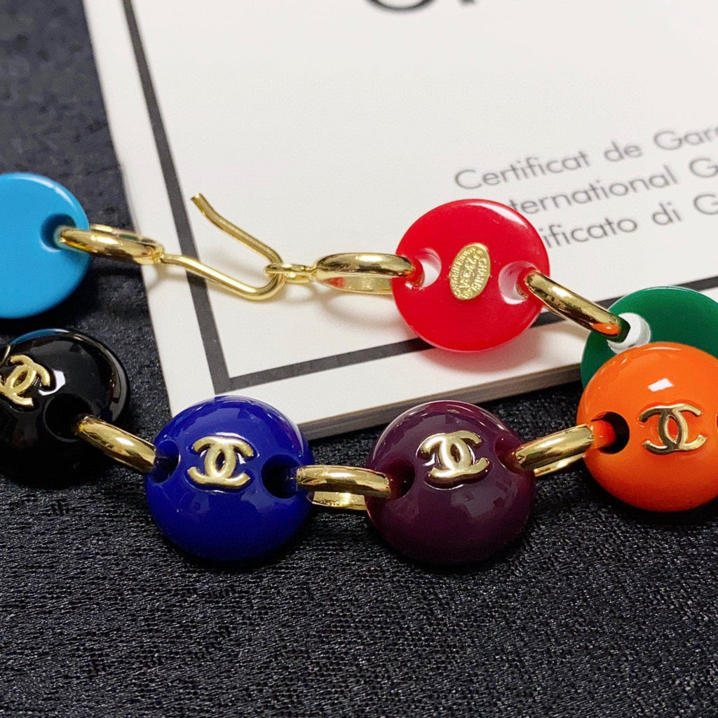 Chanel Color Beads Necklace