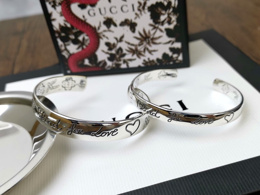 Gucci Double G Blind For Love Bracelet