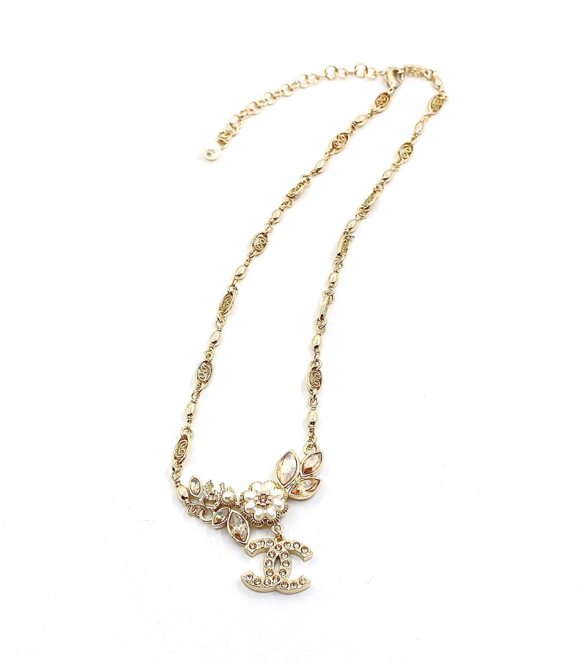 Chanel Flower Pendant Necklace