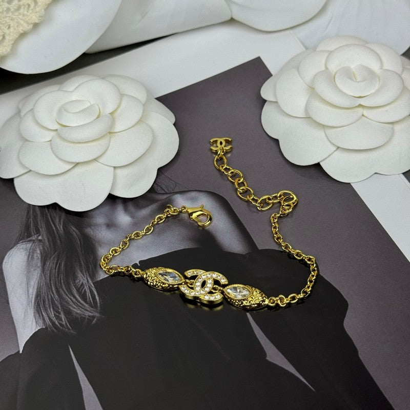 Chanel 26C Diamond Gold Bracelet